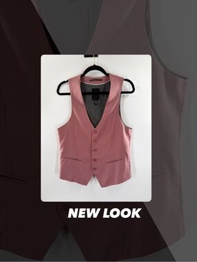 EUC New Look Men Pink Vest